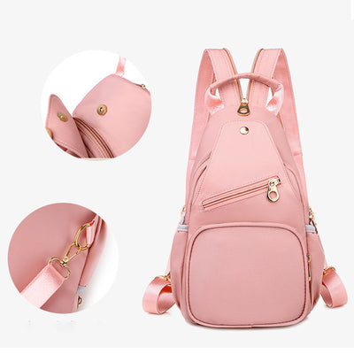 Women's Convertible Sling Bag Lightweight Casual Mini Backpack Chest Bag