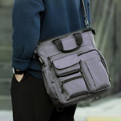 Multifunctional Water-resistant Scalable Handbag-Backpack