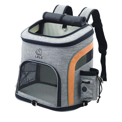 Pet Carrier Backpack with Pockets Plush Mat Leash for Puppies Cats