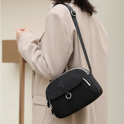 Crossbody Bag For Women Minimalist Waterproof Casual Nylon Shoulder Bag