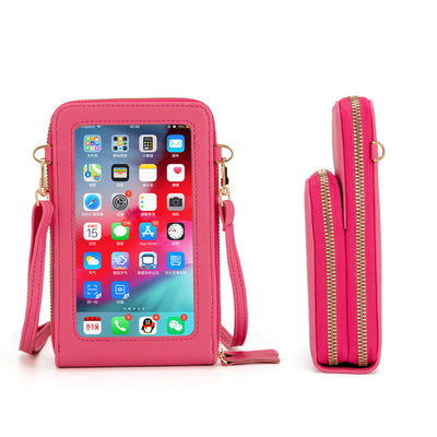 Large Capacity Phone Purse With Clear Window