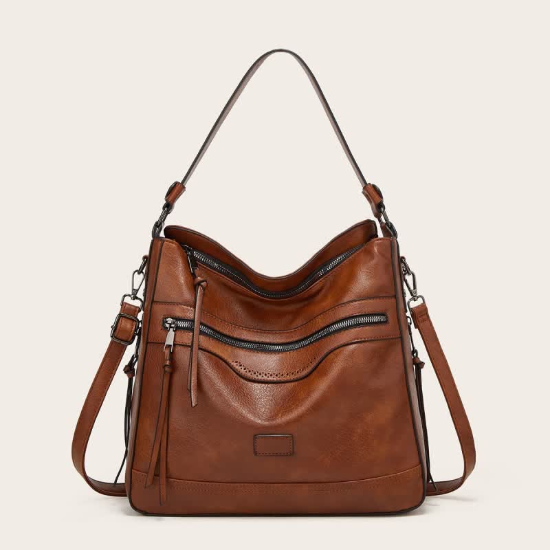 Tote Bag For Women Simple PU Leather Crossbody Daily Bag