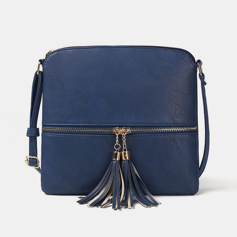 Large Capacity Tassel Crossbody Bag