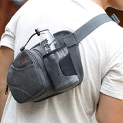 Small Waist Bag for Men Outdoor Riding Canvas Sports Bag