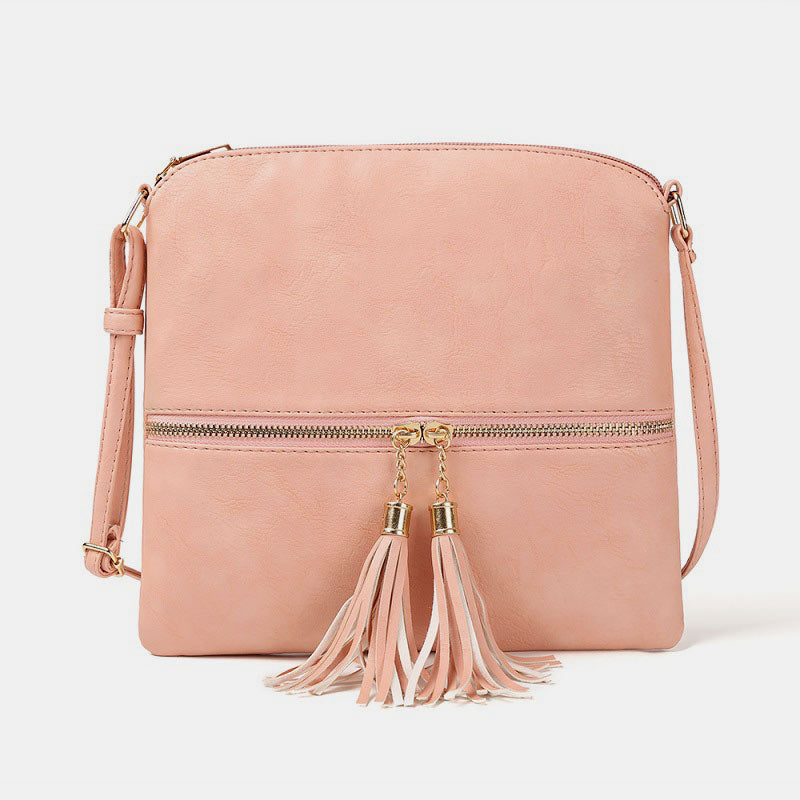 Large Capacity Tassel Crossbody Bag