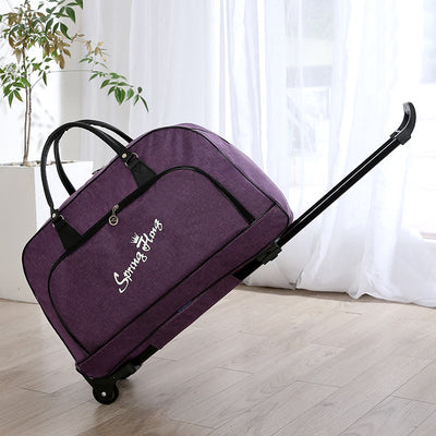 Pull Rod Travel Bag For Men Women Lightweight Boarding Bag