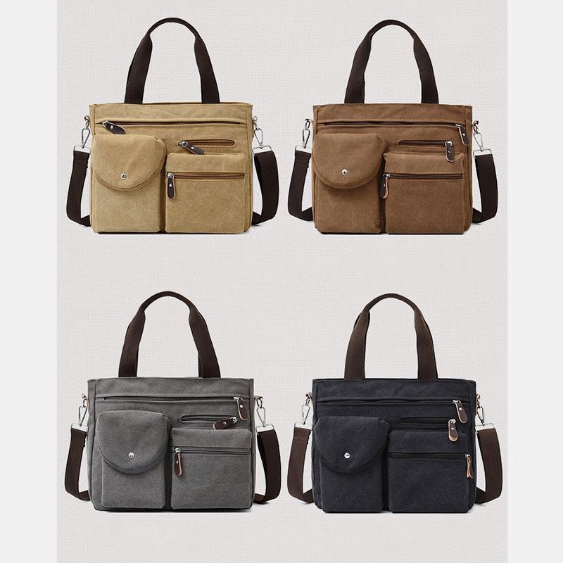 Large Capacity Multi-Pocket Casual Messenger Bag