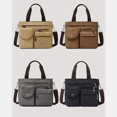 Large Capacity Multi-Pocket Casual Messenger Bag