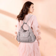 Multifunctional Carry Tote For Women Leather Large Shouldr Underarm Bag