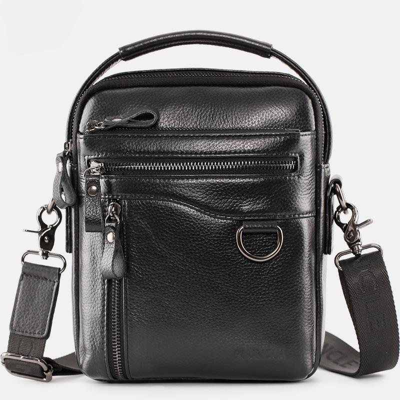 Multifunctional Genuine Leather Handbag Crossbody Bag