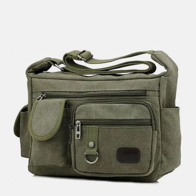 Wear-Resistant Large Capacity Vintage Crossbody Bag