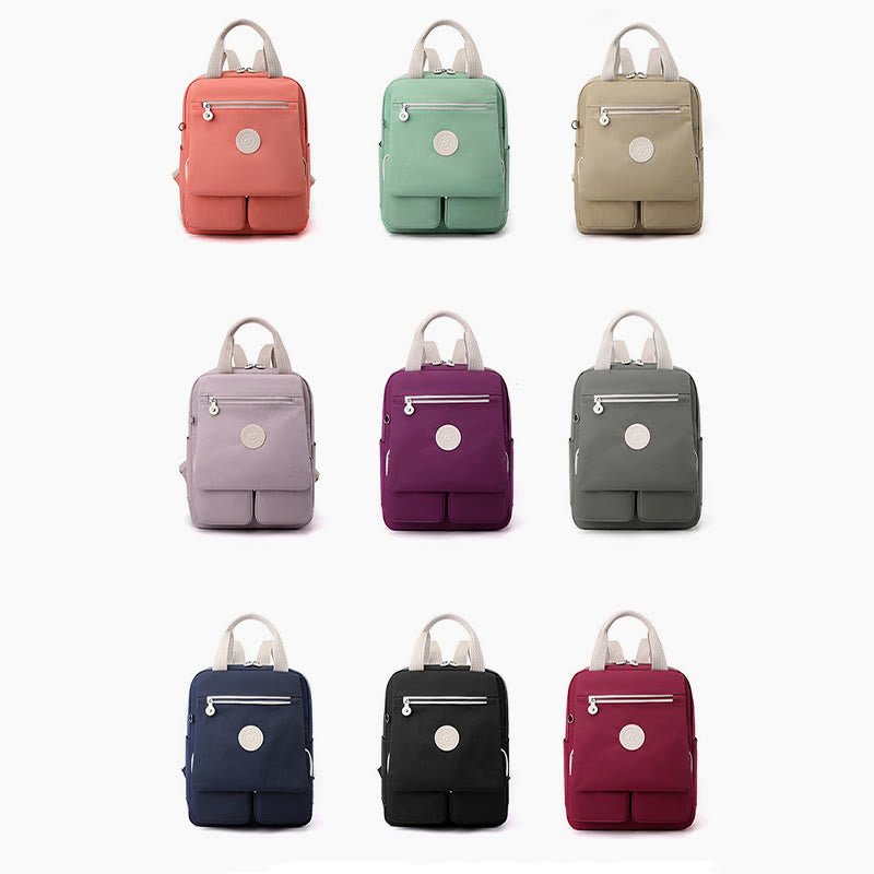 Backpack For Women Summer Leisure Shopping Large Capacity Nylon School Bag