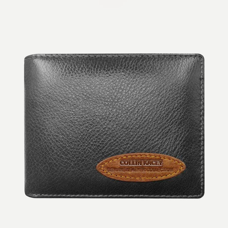 Mens Retro Bifold Short Roomy Leather Wallet Multi Style Optionals