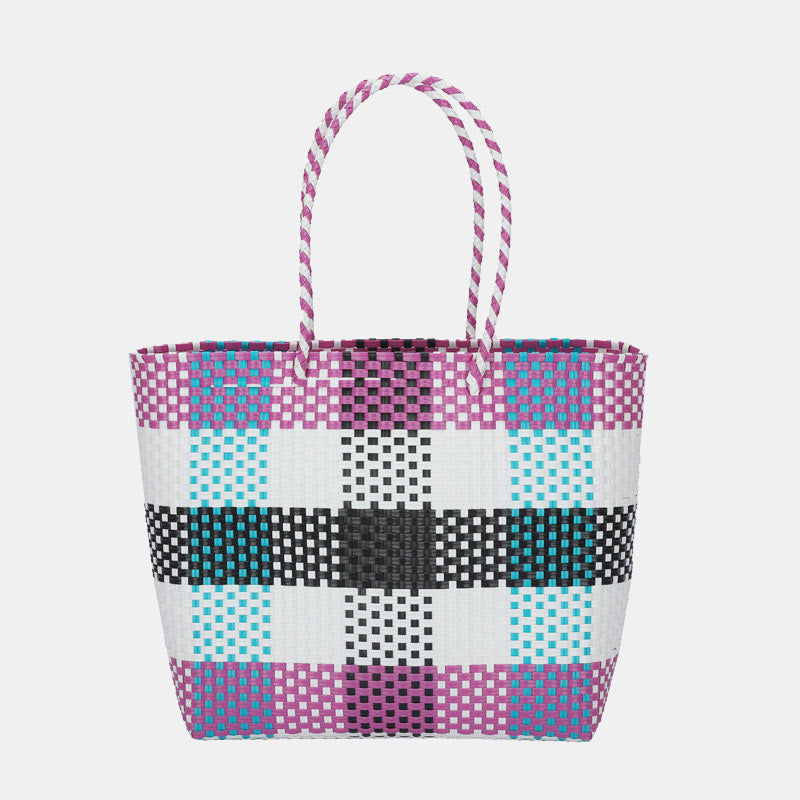 Large Capacity Woven Handbag Handmade Weaving Tote Bag for Beach Shopping