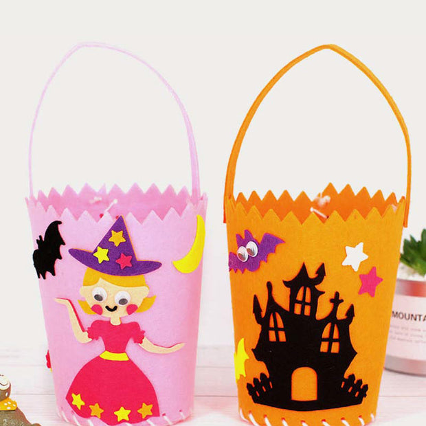 FREE TODAY: Halloween Candy Bag Handmade DIY Portable Pumpkin Gift Bag