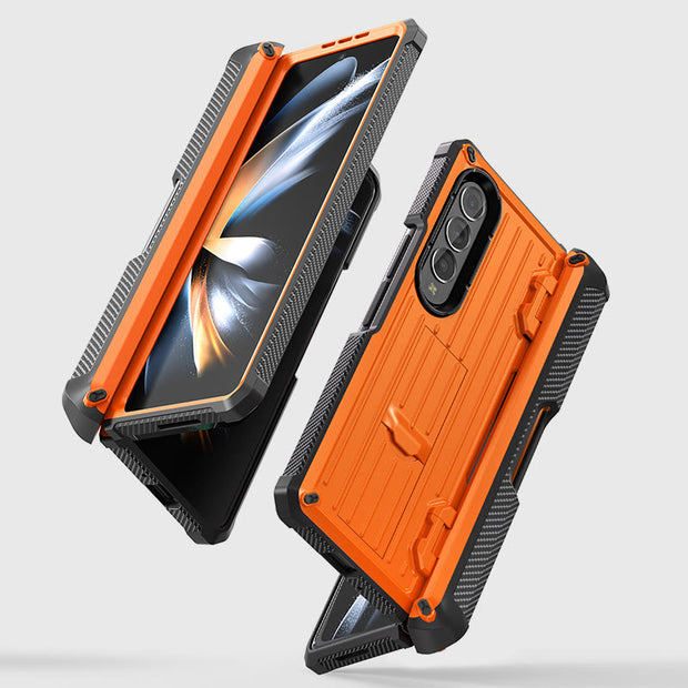 Phone Case With Holder For Samsung Shatter-Resistant Protective Cover