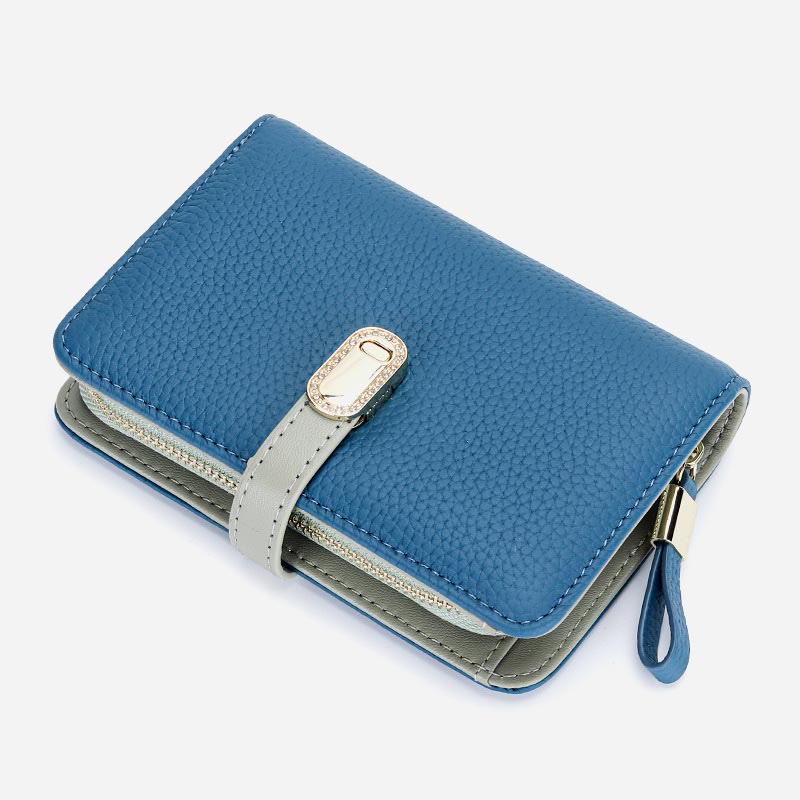 Wallet for Women Minimalist Multi-Slot Credit Card Holder Shopping Purse