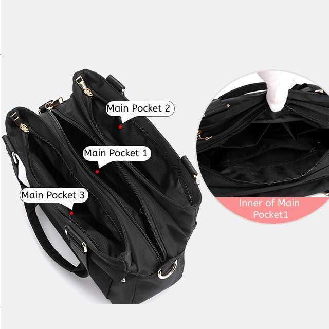 Large Capacity Waterproof Handbag Crossbody Bag