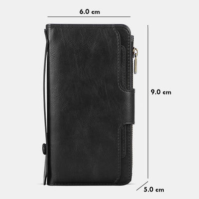 Phone Case For iPhone Detachable Magnetic Phone Bag With Wrist Strap