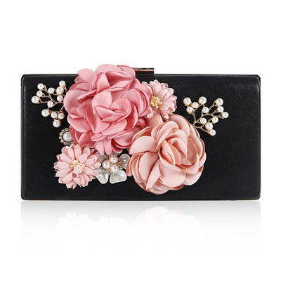 Floral Evening Clutch Bag