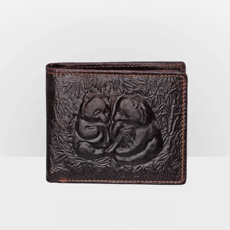 Real Leather Crocodile Engraved Wallet Retro Bifold Wallet