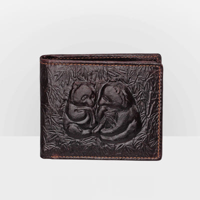 Real Leather Crocodile Engraved Wallet Retro Bifold Wallet