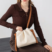Elegant Crossbody Bag For Women Soft Leather Cloud Pattern Bag