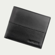 Leather Wallet For Men Anti Theft RFID Black Purse