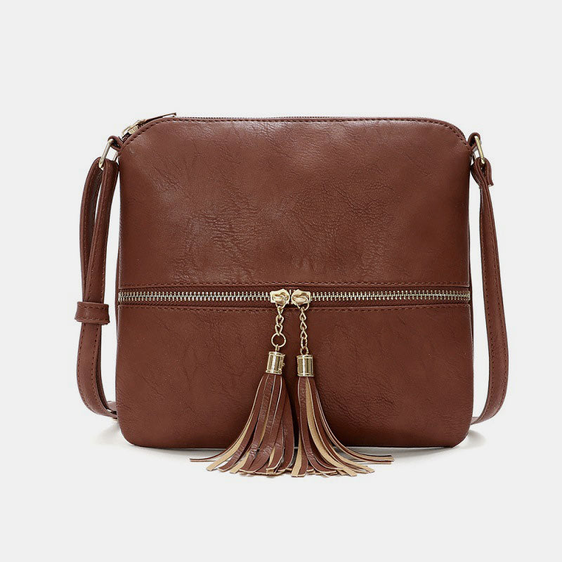 Large Capacity Tassel Crossbody Bag