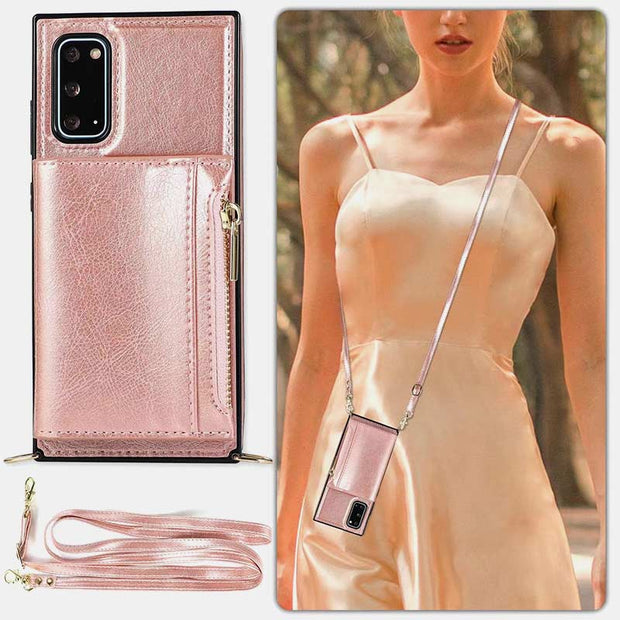 FREE TODAY: 2-IN-1 Phone Case Wallet for iPhone/Samsung with Coin Purse Crossbody Strap
