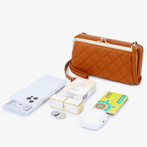 Small Crossbody Phone Bag Lightweight Shoulder Bag Clutch Wallet Cell Phone Purse