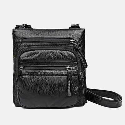 High Capacity Soft Leather Crossbody Bag Shoulder Bag