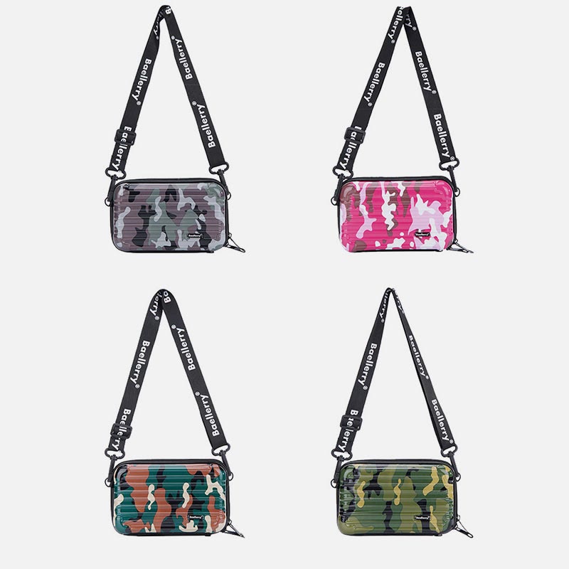 Camouflage Pattern Phone Bag For Outing Crossbody Make Up Bag