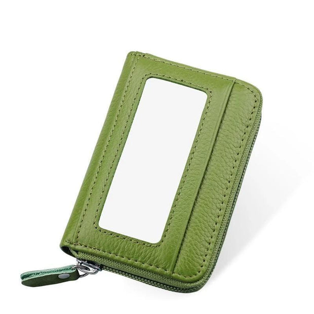 Large Capacity RFID Folding Wallet Card Holder