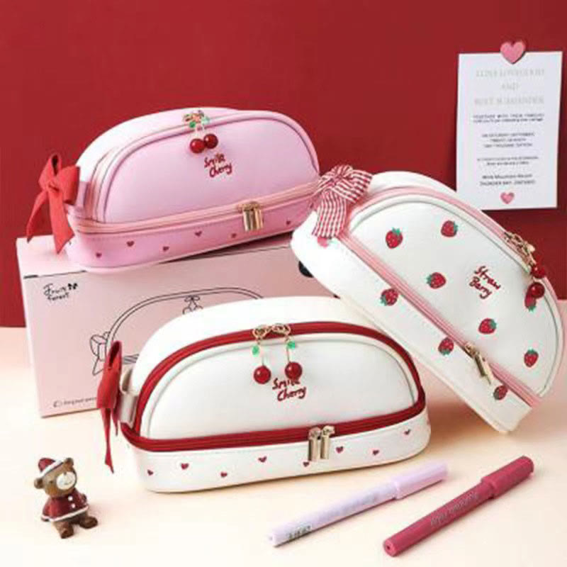 Pencil Case For Women Simple Cute Large Capacity Pen Case