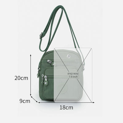 Women's Mini Crossbody Bag Lightweight Multi Pocket Shoulder Bag Purses