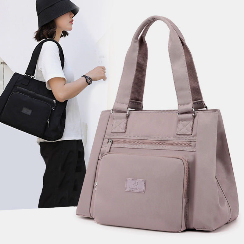 Multi-Pocket Waterproof Lightweight Elegant Handbag Shoulder Bag