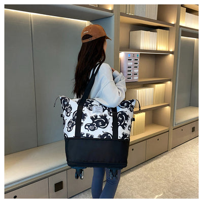 Multifunctional Travel Tote Dry Wet Separation Extensile Fitness Bag