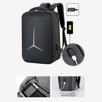 Water Resistant Backpack For Men Durable College School Computer Bag