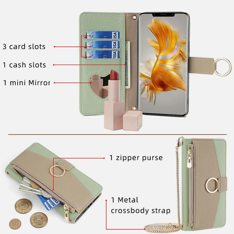 Huawei Mate 60 Money Clip Protection Flip Cover Phone Case