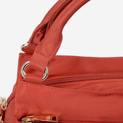 Multi Pocket Oxford Tote Handbag Travel Purse Crossbody Bucket Bag