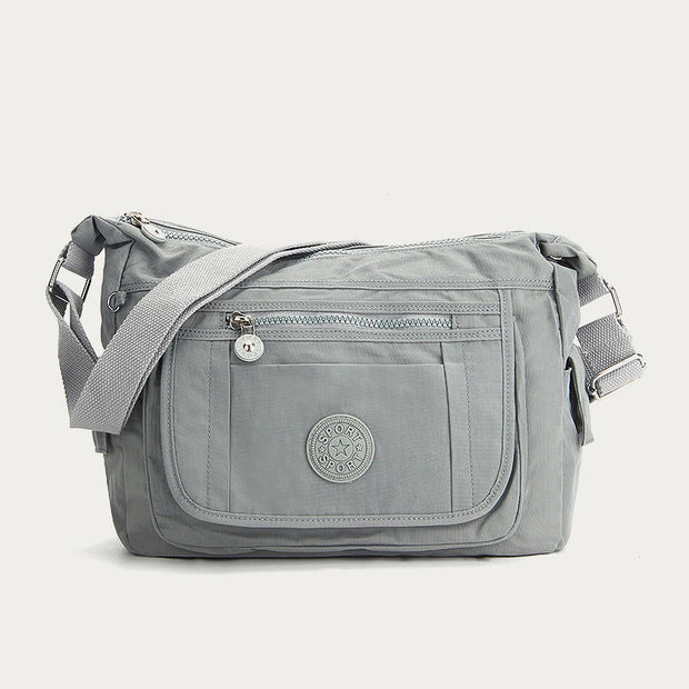 Casual Crossbody Bag For Men Roomy Canvas Large Bag