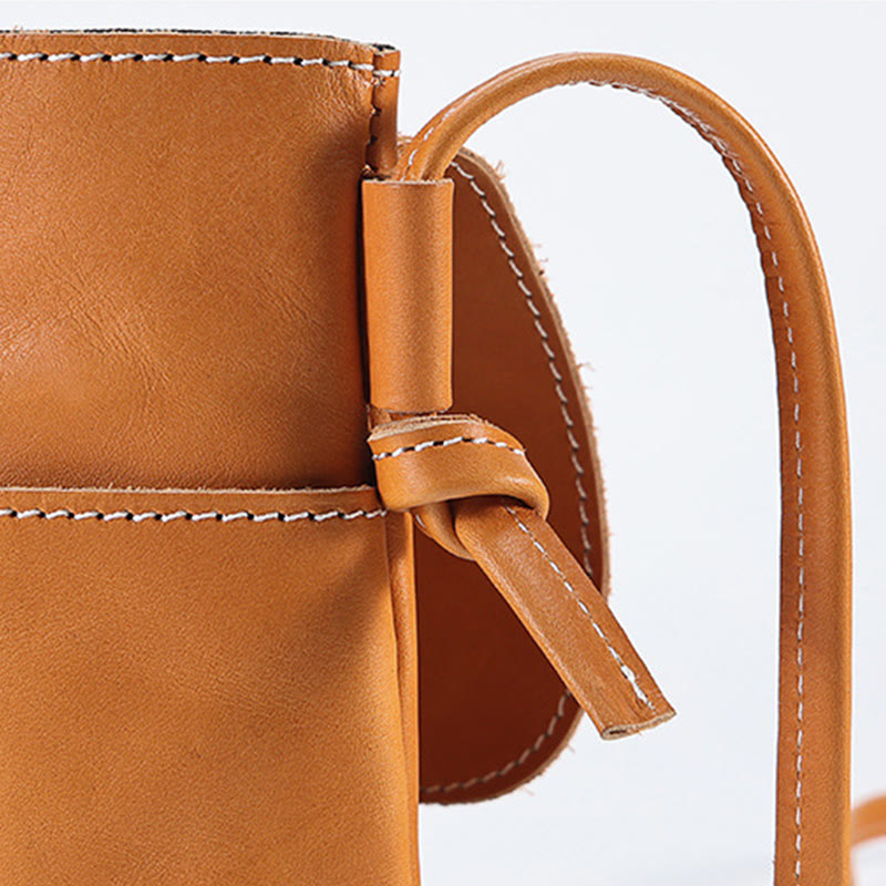 Phone Bag For Women Soft Genuine Leather Minimalist Crossbody Bag