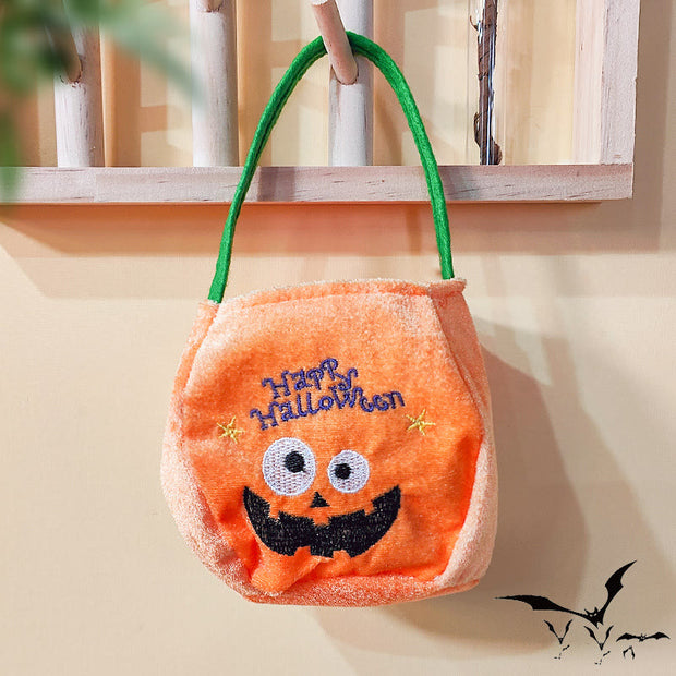 Halloween Pumpkin Decorative Cute Cartoon Round Candy Gift Bag