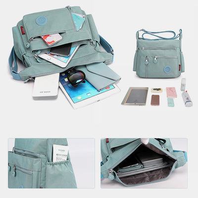 Large Capacity Multi-Pocket Waterproof Lightweight Casual Crossbody Bag