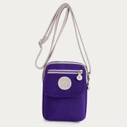 Mini Corssbody Bag Waterproof Nylon Solid Color Simple Shopping Bag