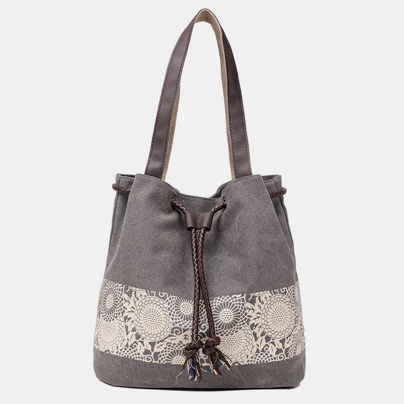 Shoulder Bag for Women Casual Large Capacity Printing Shopping Handbag