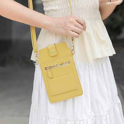 Elegant Crossbody Phone Bag With Touch Screen