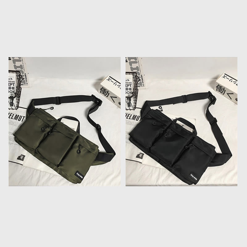 Waist Bag For Men Sports Large Capacity Leisure Crossbody Bag