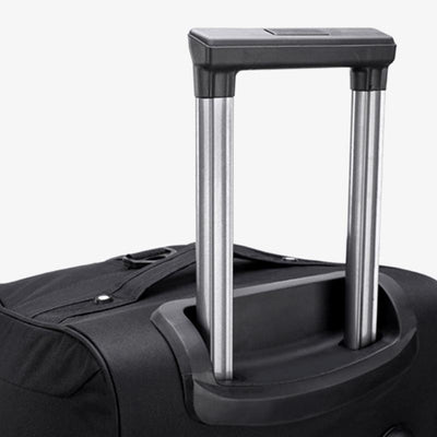 Pull Rod Rolling Tote For Short Trip Collapsible Duffle Bag